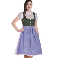 Zillertaler Trachtenwelt Dirndl-Damen Dirndl "Ausseer" (60 cm), -Violett Grün