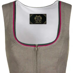 Zillertaler Trachtenwelt Dirndl-Damen Dirndl "Irmgard", Helloliv-Pink Beige