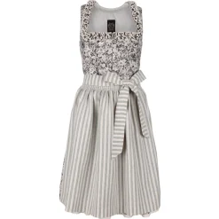 Zillertaler Trachtenwelt Dirndl-Damen Dirndl "Rose", Hellgrau Blau