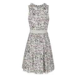 Zillertaler Trachtenwelt Dirndl-Damen Dirndl "Rose", Hellgrau Blau