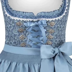 Zillertaler Trachtenwelt Dirndl-Damen Dirndl "Ruby", Blau