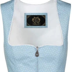 Zillertaler Trachtenwelt Dirndl-Damen Dirndl "Sabine", Hell Blau