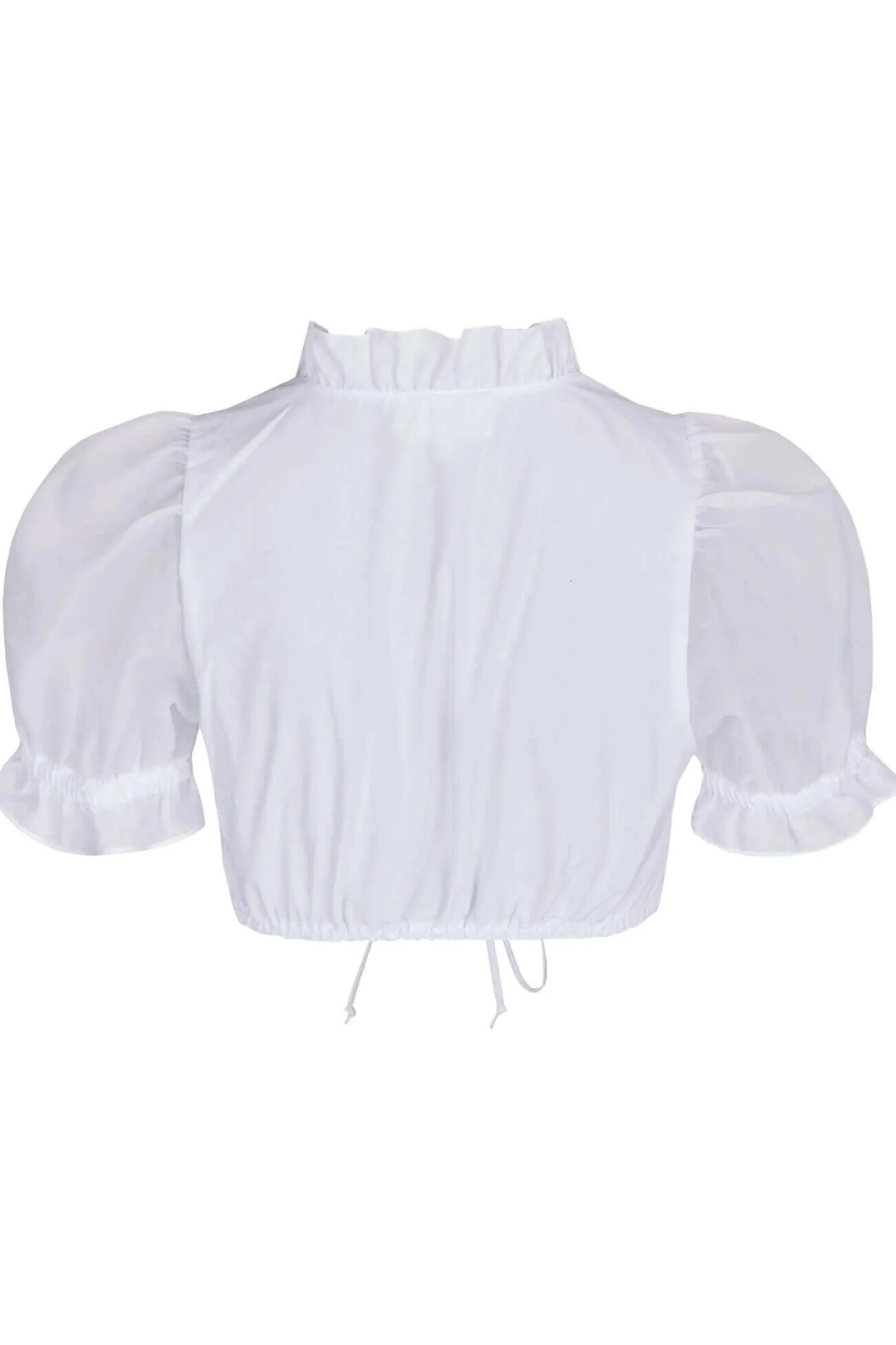 Zillertaler Trachtenwelt Dirndlblusen-Damen Dirndlbluse "Evi", Weiß