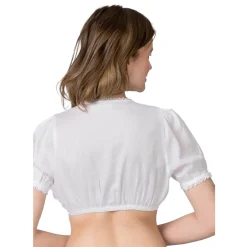Zillertaler Trachtenwelt Dirndlblusen-Damen Dirndlbluse "Leana", Weiß
