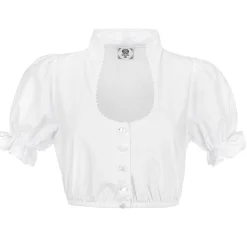 Zillertaler Trachtenwelt Dirndlblusen-Damen Dirndlbluse "Lisal", Weiß