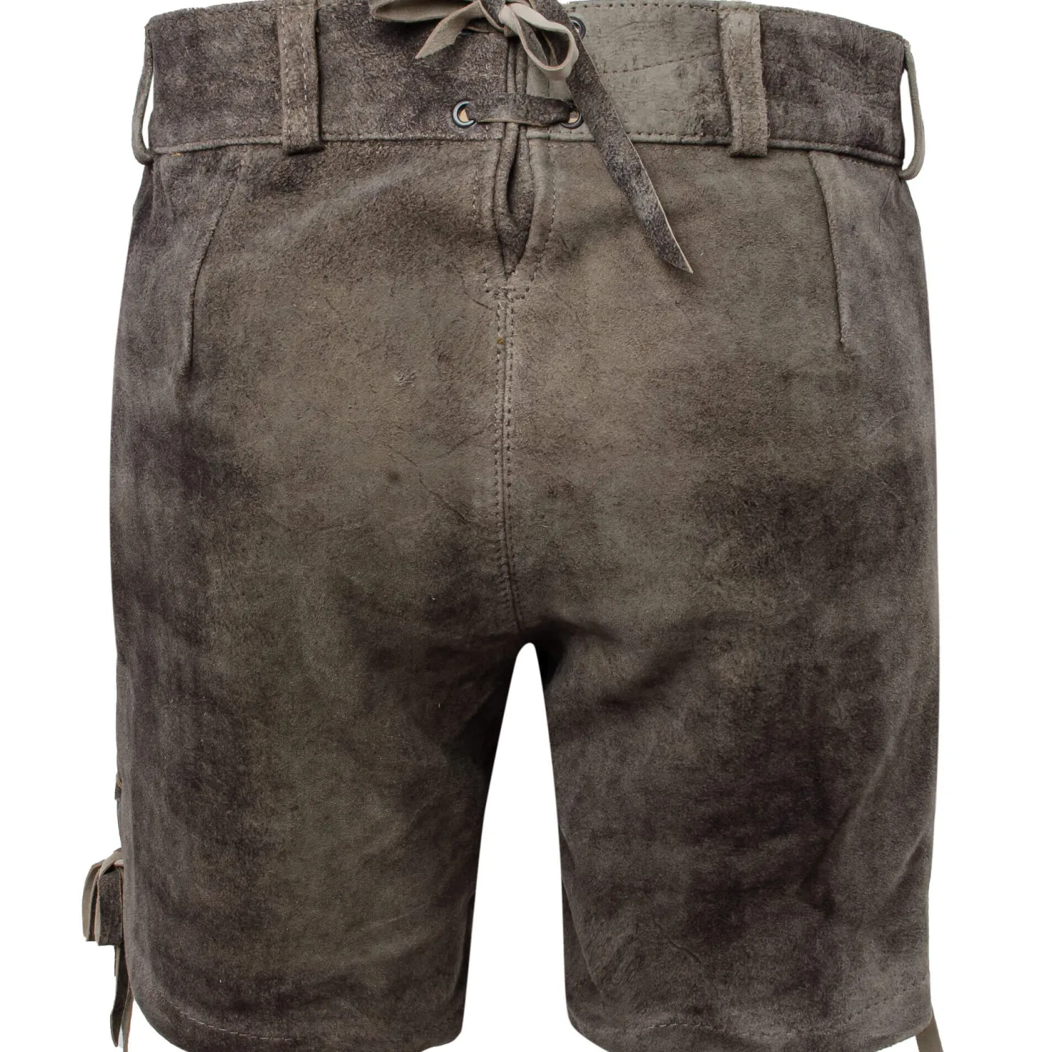 Zillertaler Trachtenwelt Lederhosen-Damen Lederhose "Babsi", Grau