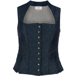 Zillertaler Trachtenwelt Mieder & Röcke-Damen Mieder "Arina", Blau