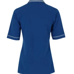 Zillertaler Trachtenwelt Polos-Damen Polo "Isabella", Blau