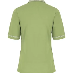 Zillertaler Trachtenwelt Polos-Damen Polo "Isabella", Hell Grün