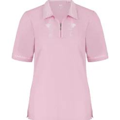 Zillertaler Trachtenwelt Polos-Damen Polo "Isabella", Rosa