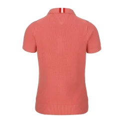 Zillertaler Trachtenwelt Polos-Damen Strick Polo "Emma", Aprikot Orange