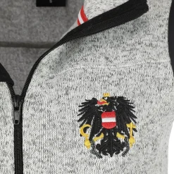 Zillertaler Trachtenwelt Jacken-Damen Strickfleece Weste 