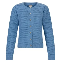Zillertaler Trachtenwelt Pullover & Hoodies-Damen Strickjacke "Juliette", Blau