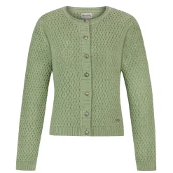 Zillertaler Trachtenwelt Pullover & Hoodies-Damen Strickjacke "Juliette", Linde Grün