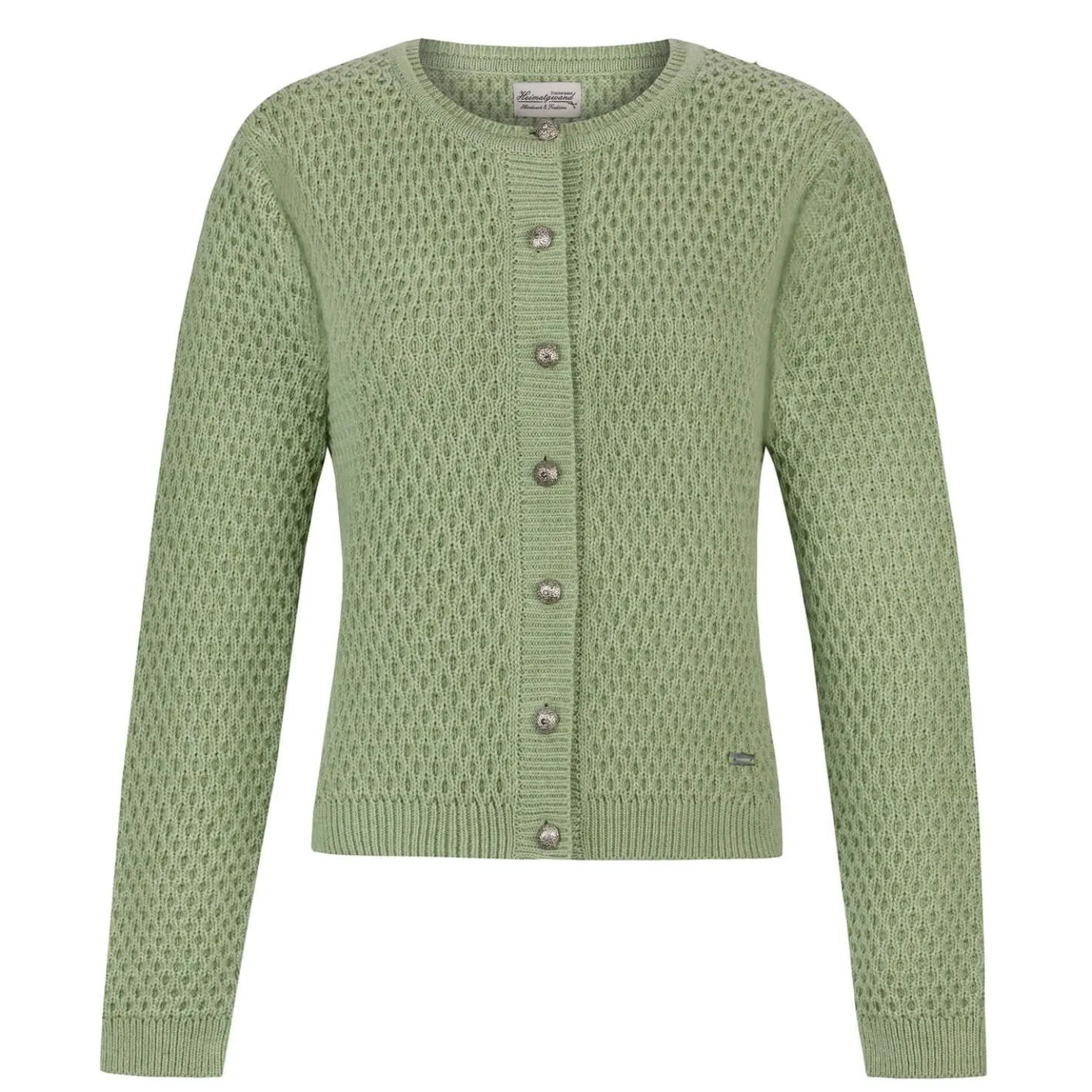 Zillertaler Trachtenwelt Pullover & Hoodies-Damen Strickjacke "Juliette", Linde Grün