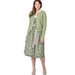 Zillertaler Trachtenwelt Pullover & Hoodies-Damen Strickjacke "Juliette", Linde Grün