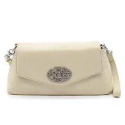 Zillertaler Trachtenwelt Accessoires-Damen Trachten Handtasche "Adena", Creme Weiß