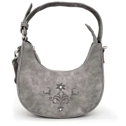 Zillertaler Trachtenwelt Accessoires-Damen Trachten Handtasche "Chica", Grau