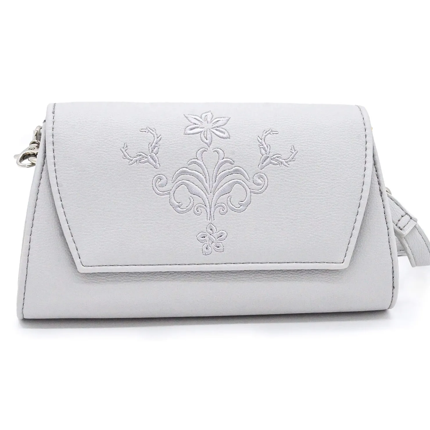 Zillertaler Trachtenwelt Accessoires-Damen Trachten Handtasche "Daisy", Hell Grau