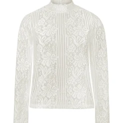 Zillertaler Trachtenwelt Shirts-Damen Trachten Shirt "Nova", Creme Weiß