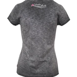 Zillertaler Trachtenwelt Shirts-Damen T-Shirt "Austrian Girl", Grau