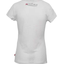 Zillertaler Trachtenwelt Shirts-Damen T-Shirt "Austrian Girl", Weiss Weiß