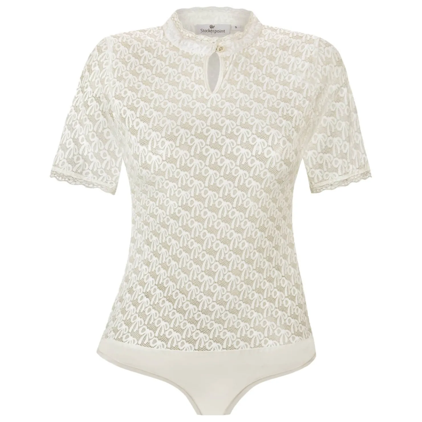 Zillertaler Trachtenwelt Bodys-Damenbody "Mette", Creme Weiß