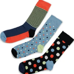 Zillertaler Trachtenwelt Socken|Schuhe & Socken-Happy Socks 3er, Punkte Blau
