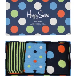 Zillertaler Trachtenwelt Socken|Schuhe & Socken-Happy Socks 3er, Punkte Blau