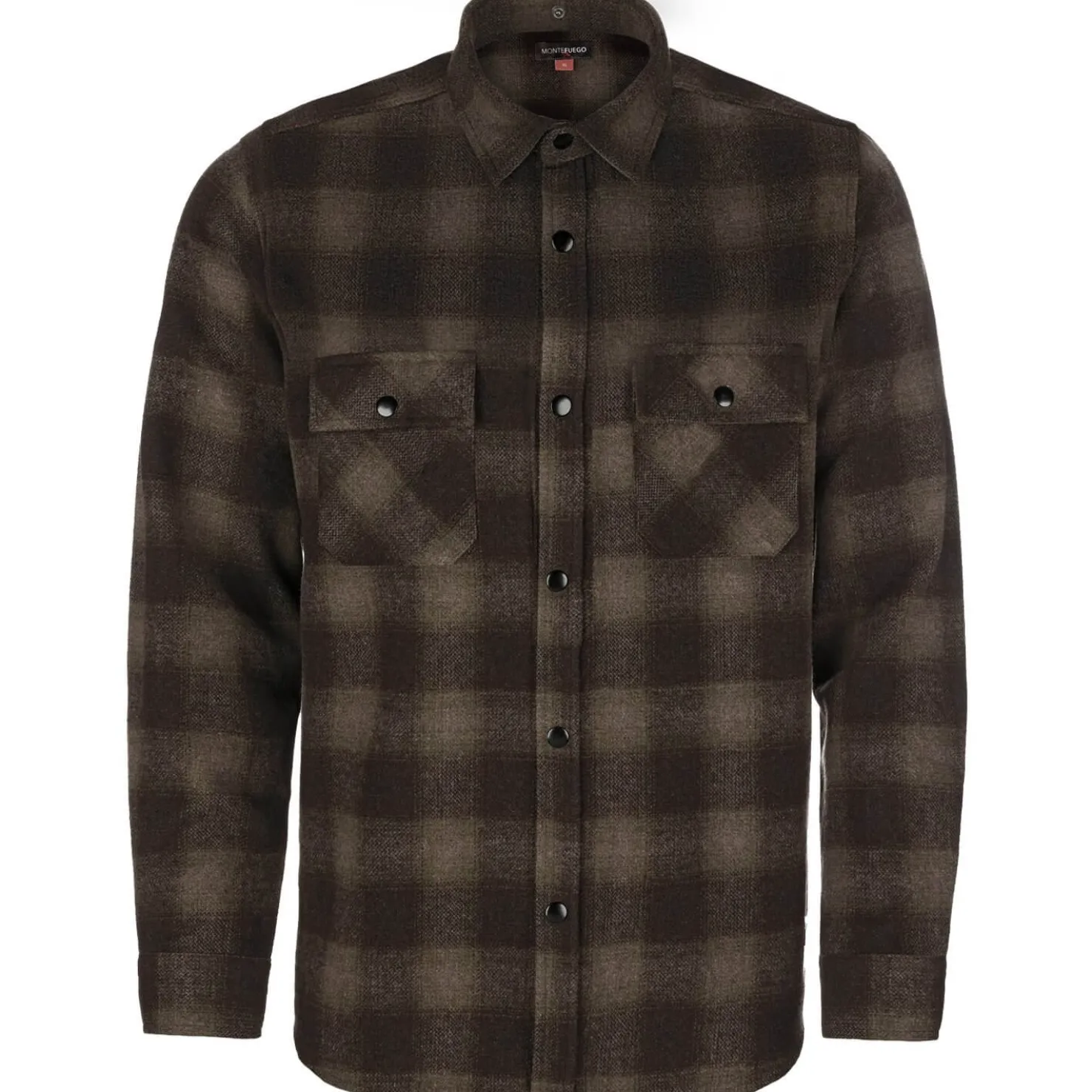 Zillertaler Trachtenwelt Hemden-Herren Flanellhemd "Karo", Braun