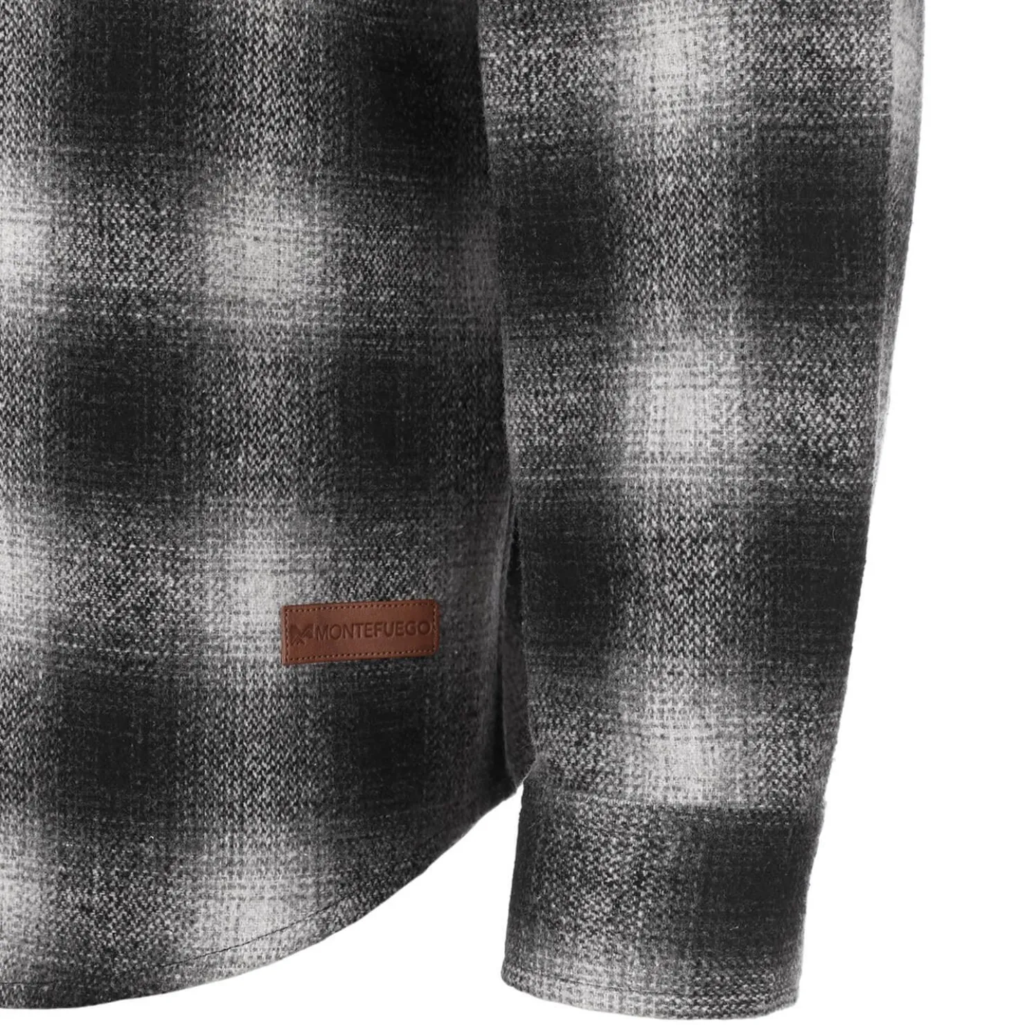 Zillertaler Trachtenwelt Hemden-Herren Flanellhemd "Karo", mit Kapuze, Grau