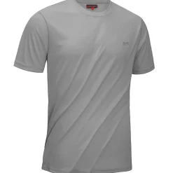 Zillertaler Trachtenwelt Shirts-Herren Funktionsshirt "Montefuego", Hellgrau Blau