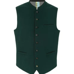 Zillertaler Trachtenwelt Gilets-Herren Gilet "Eros", Grün