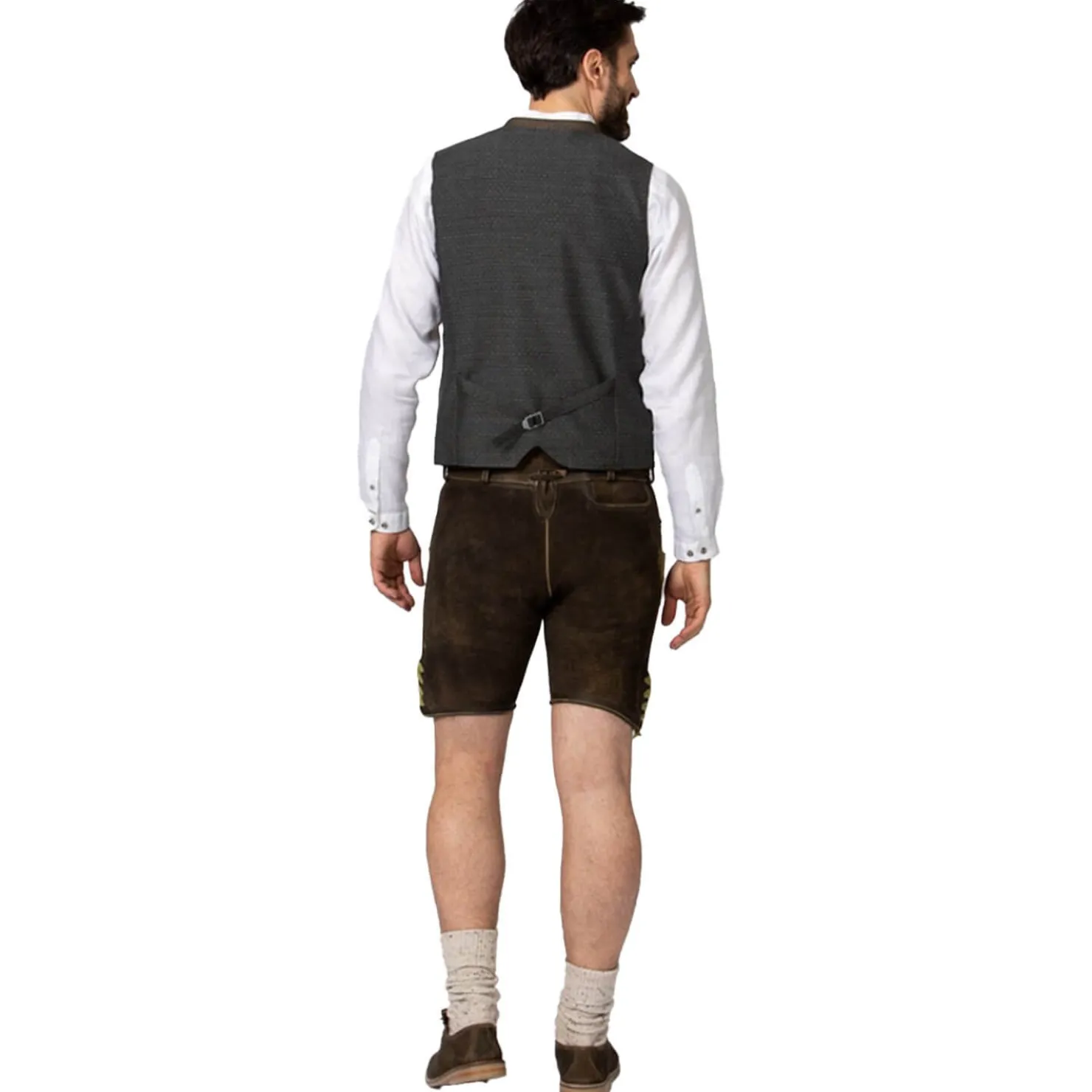 Zillertaler Trachtenwelt Gilets-Herren Gilet "Ottavio", Braun