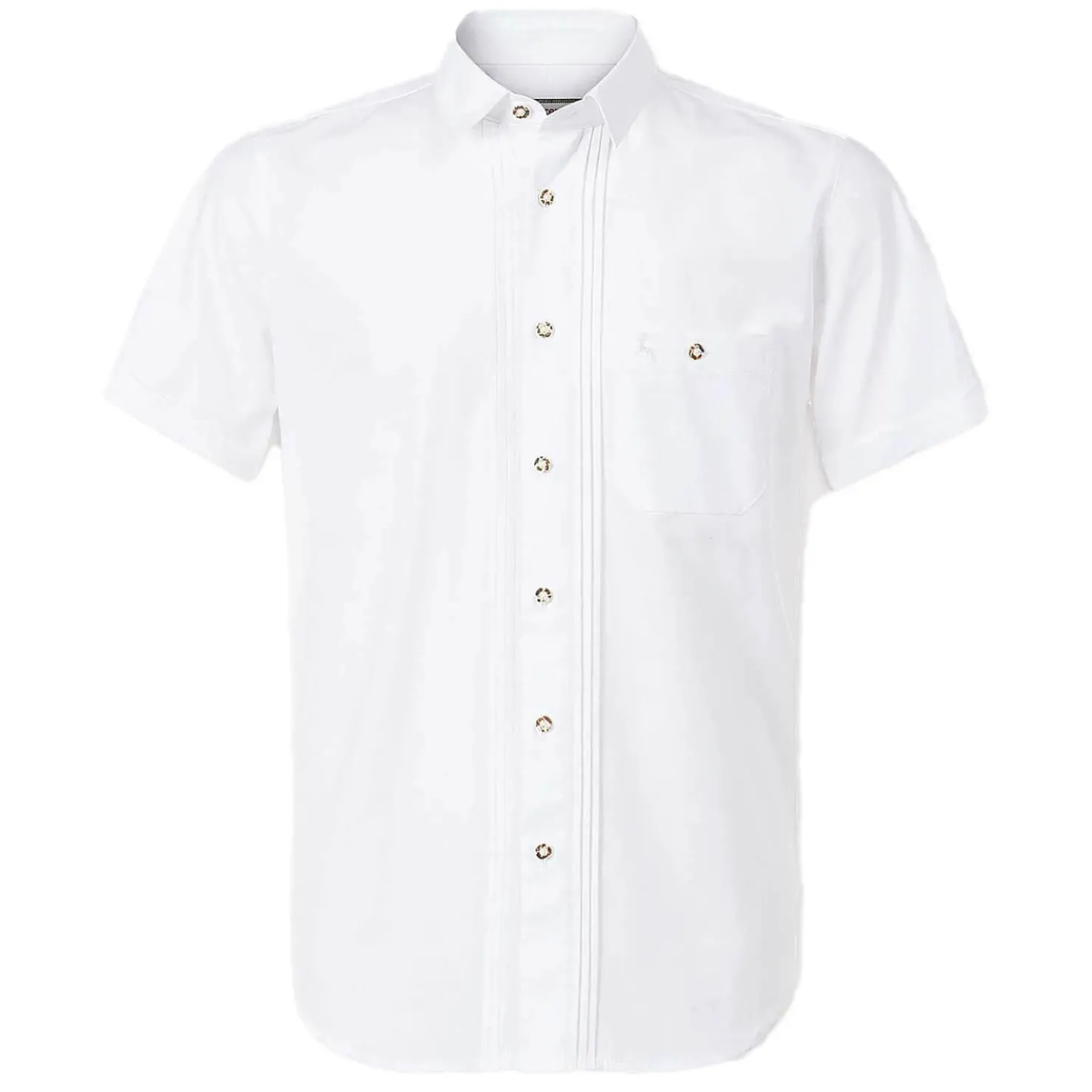 Zillertaler Trachtenwelt Hemden-Herren Hemd "Daniel", Weiß