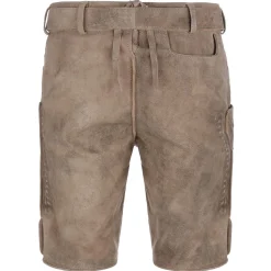 Zillertaler Trachtenwelt Lederhosen-Herren Lederhose "Ludwig", Grau