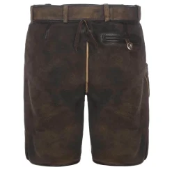 Zillertaler Trachtenwelt Lederhosen-Herren Lederhose "Ulrich", Dunkel Braun