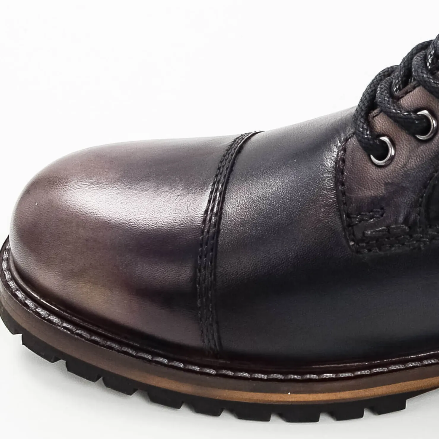 Zillertaler Trachtenwelt Schuhe-Herren Lederschuh "Benno", Dunkel Braun