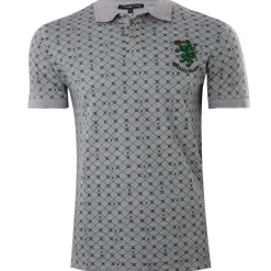 Zillertaler Trachtenwelt Polos-Herren Poloshirt "Steiermark", Grau
