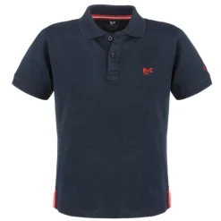 Zillertaler Trachtenwelt Polos-Herren Poloshirt "Österreich", Blau