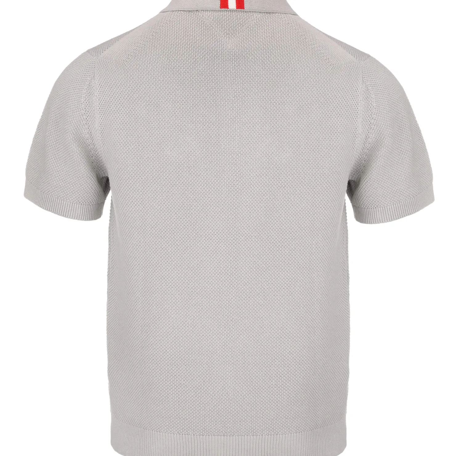 Zillertaler Trachtenwelt Polos-Herren Poloshirt Strick "Tommy" Grau