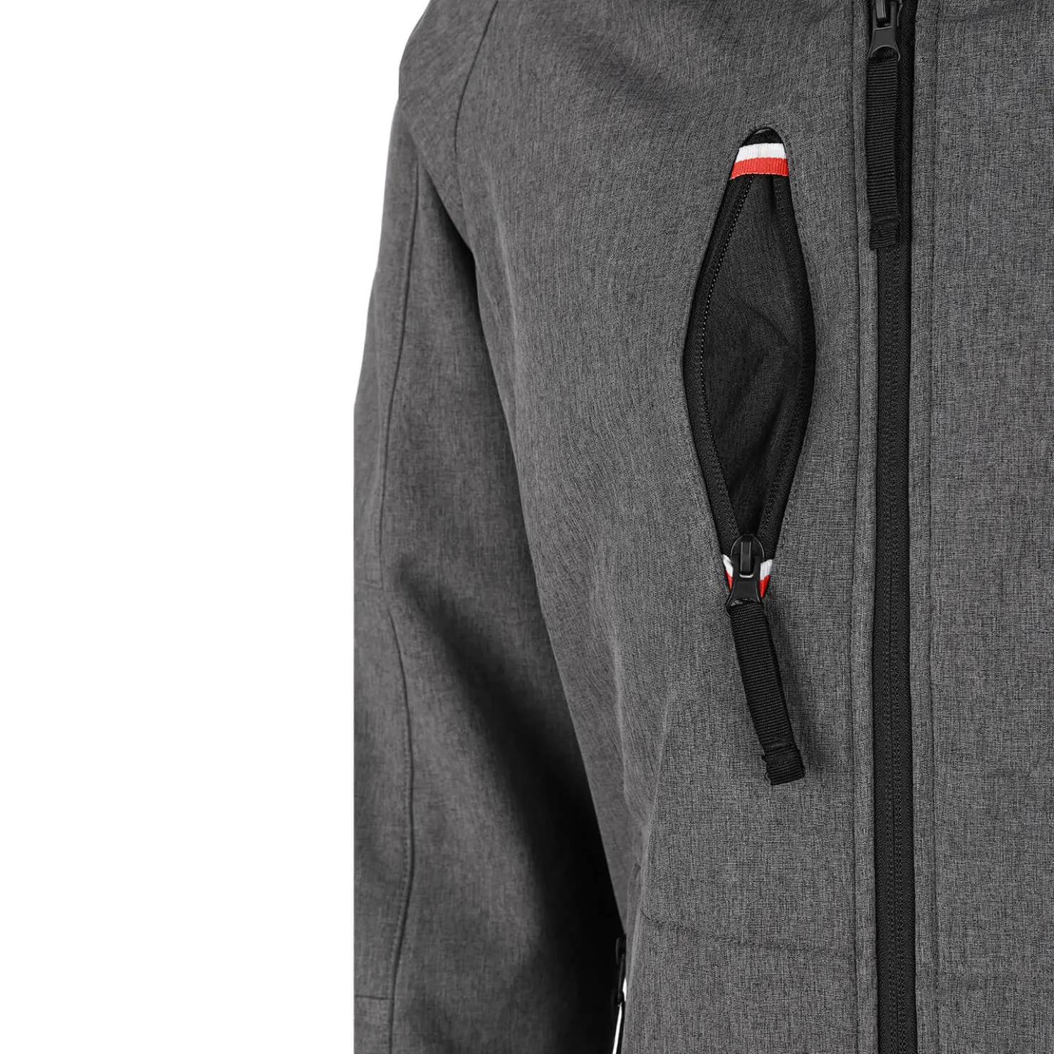 Zillertaler Trachtenwelt Jacken-Herren Softshelljacke "Tirol", Grau