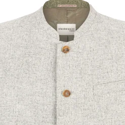 Zillertaler Trachtenwelt Jacken-Herren Trachten Sakko "Xaver", Smoke Grau