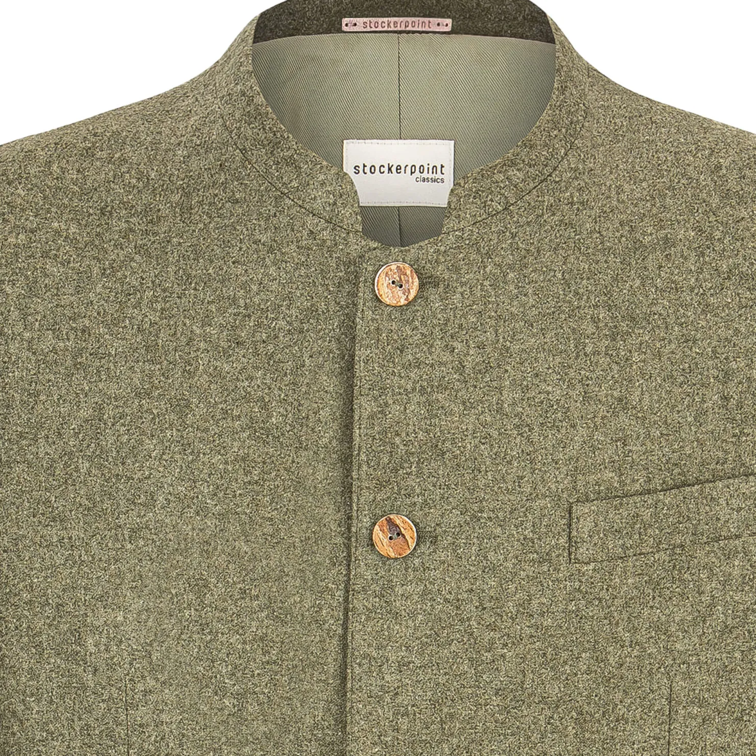 Zillertaler Trachtenwelt Jacken-Herren Trachten Sakko "Xaver", Schilf Grün