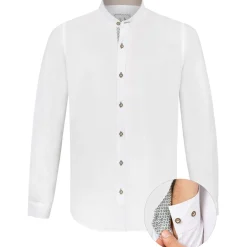 Zillertaler Trachtenwelt Hemden-Herren Trachtenhemd "Raphael", -Grün Weiß