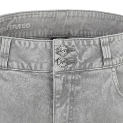 Zillertaler Trachtenwelt Freizeithosen-Herren Trachtenjeans ohne Latz, Grau