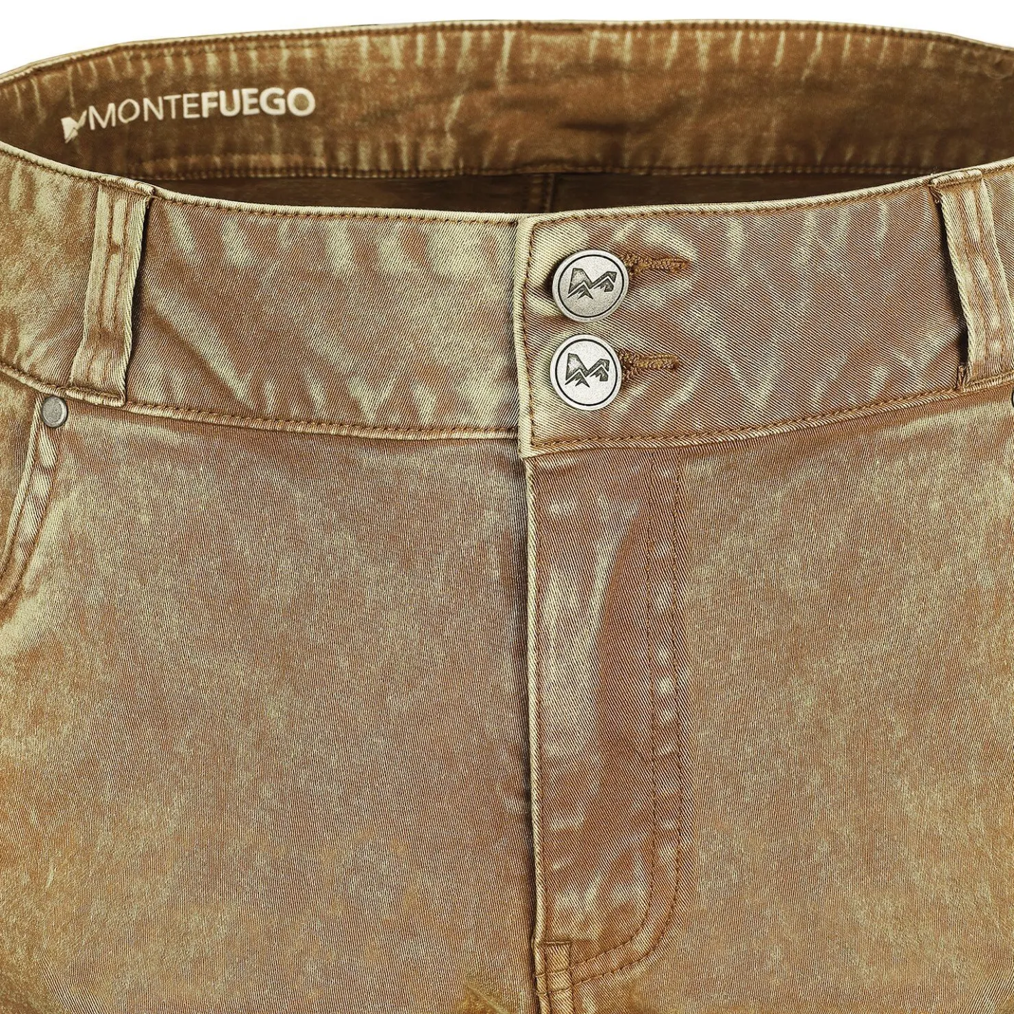 Zillertaler Trachtenwelt Freizeithosen-Herren Trachtenjeans ohne Latz, Braun