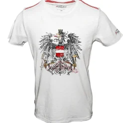 Zillertaler Trachtenwelt Shirts-Herren T-Shirt "Austria Vintage", Weiß