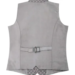 Zillertaler Trachtenwelt Gilets-Jungen Gilet "Marno", Taupe Braun