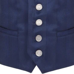 Zillertaler Trachtenwelt Gilets-Jungen Trachtengilet "Arthur", Dunkelblau